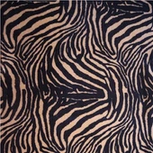 Zebra print polyester stoffer